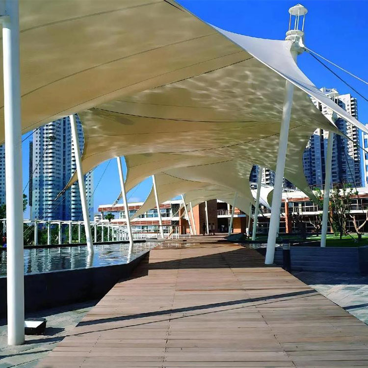 洪湖市膜结构景观棚