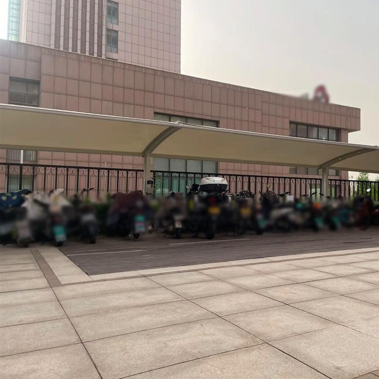 洪湖市膜结构电动车棚